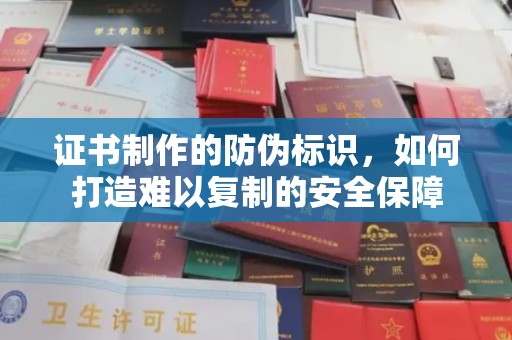 明港证书制作的防伪标识，如何打造难以复制的安全保障